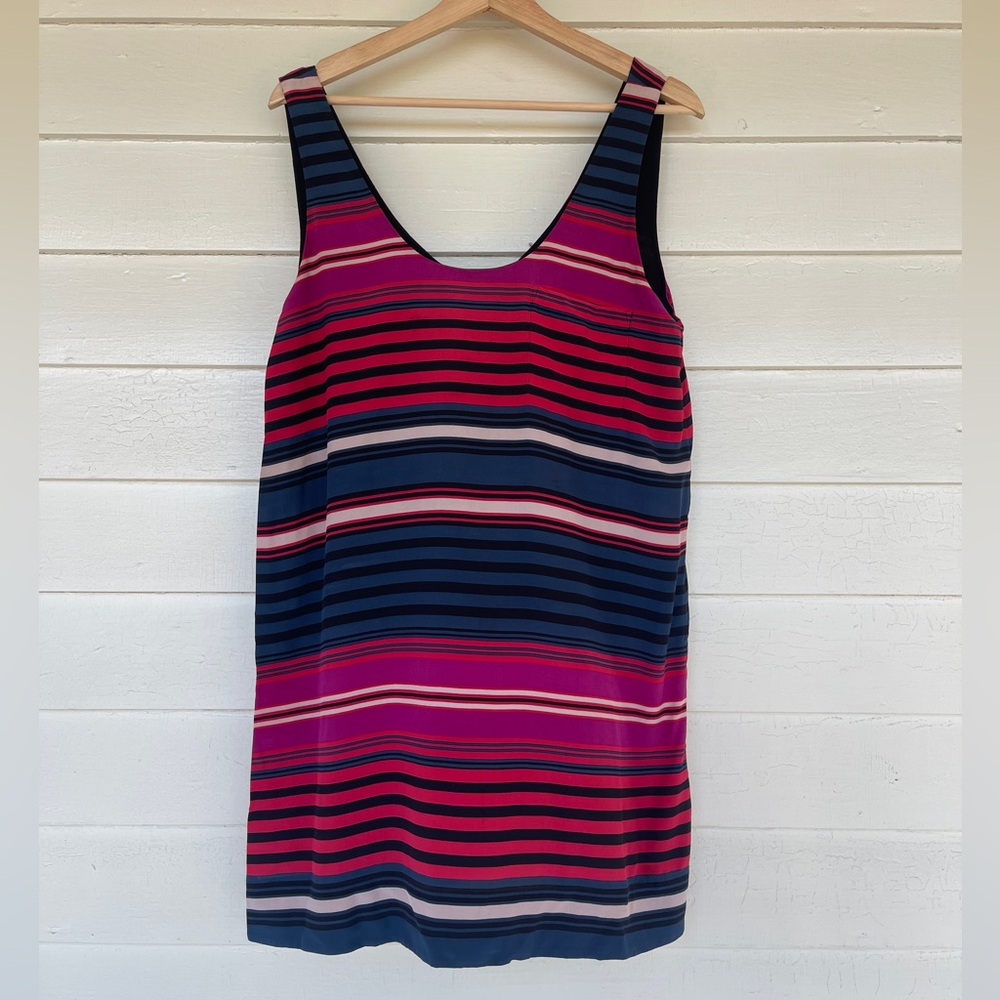 Jore Silk Mini Striped Dress